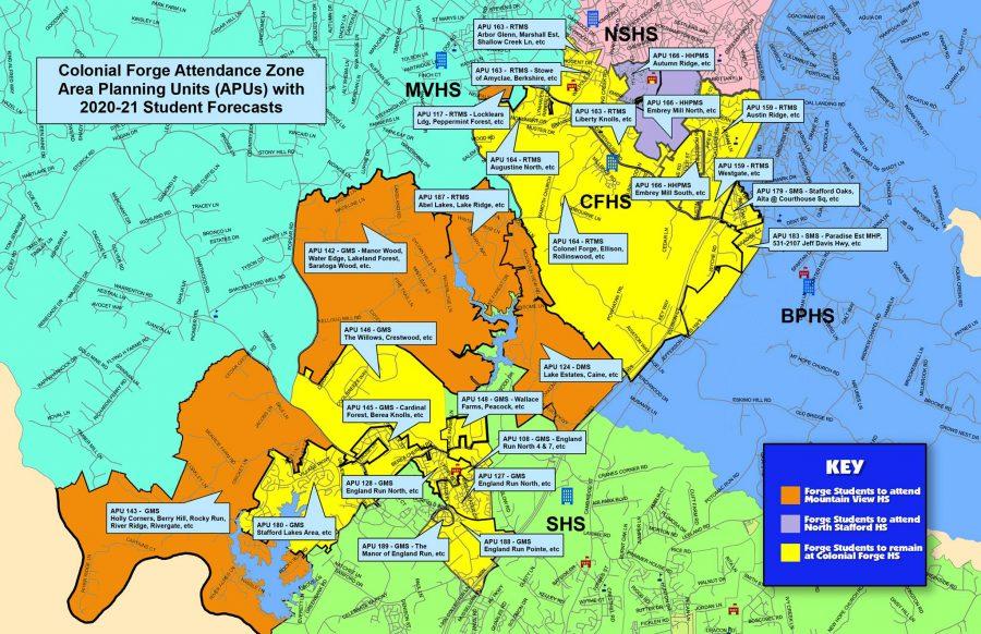 Map of new districts and what was changed