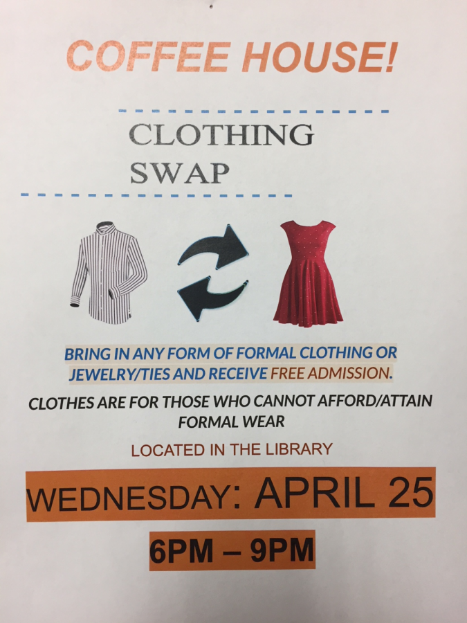 Coffeehouse Clothing Swap