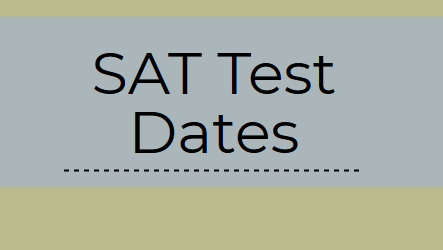 Upcoming Sat Dates