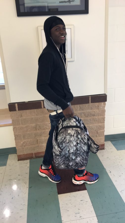 Alijah Robinson got his bag at Against All Odds for $80. He said he got the bag cause I wanted to be different and stand out from everyone else.