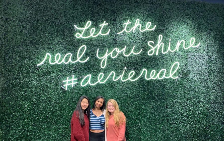 Haley-Anne Smalls (20), Ashley Ha (20), and Natally Bisco (19) in New York City.