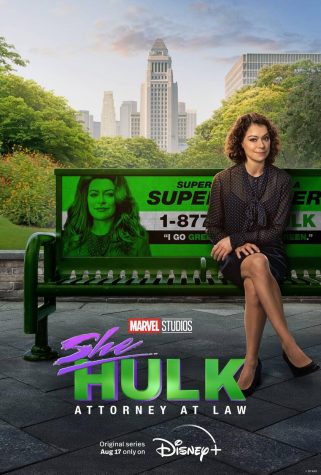 Promotional poster for the new Marvel series She-Hulk: Attorney At Law