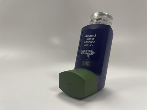 A common inhaler, used by people with asthma to combat the effects of the condition.