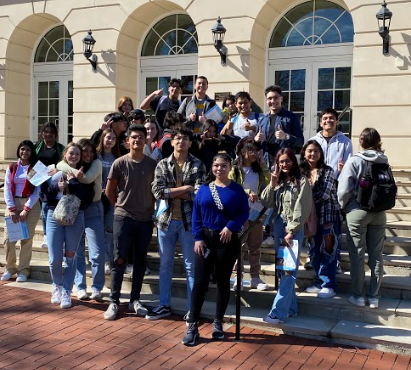 Student Creators of Change takes a tour of the University of Mary Washington Campus