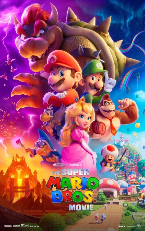 Promotional poster for the Universal Pictures film The Super Mario Bros. Movie